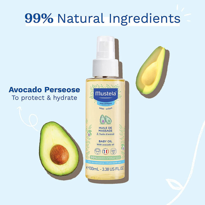 روغن ماساژ موستلا Mustela - تصویر 4